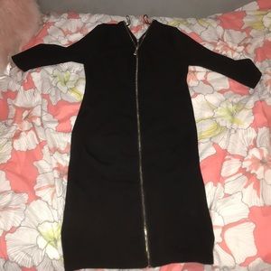 Black long sleeve dress